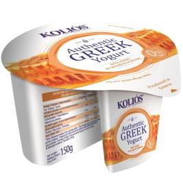 Sữa Chua Hy Lạp Kolios Vị Mật Ong 0% Béo, 150g