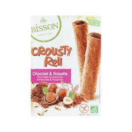 Bánh quy hữu cơ nhân ca cao và hạt phỉ Cocoa & Hazelnut Organic Biscuit hiệu Le Pain des Fleurs 125g