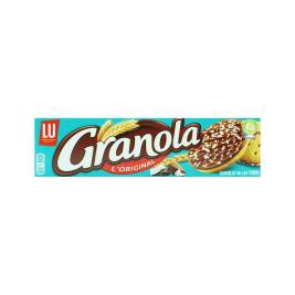 Bánh Quy Phủ Sô Cô La Sữa Dừa Sấy Granola Chocolat Au Lait Noix De Coco Hiệu Lu 200g