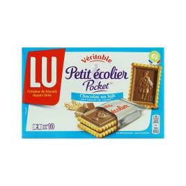 Bánh Quy Phủ Sô Cô La Sữa Véritable Petit Écolier Pocket Chocolat Au Lait Hiệu Lu 250g