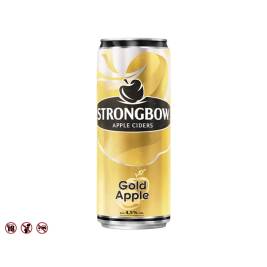 NƯỚC TÁO CÓ GA STRONGBOW GOLD LON (330ML)
