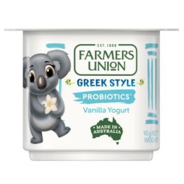 Sữa chua Hy Lạp vị vanilla Farmers Union (90g)