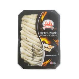 Cá cơm ngâm dầu hương dương Anchois A L'Huile De Tournesol hiệu La Monegasque 150g