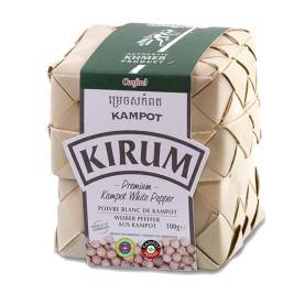 Tiêu trắng Kampot White Pepper hiệu Kirum 100g