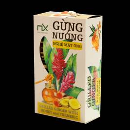 Grilled Ginger with honey and turmeric   200g