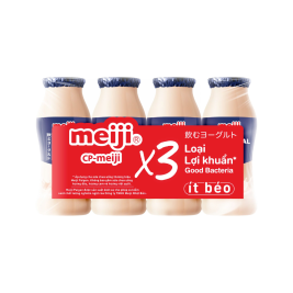 Sữa chua uống meiji nguyên chất (4x100ml)