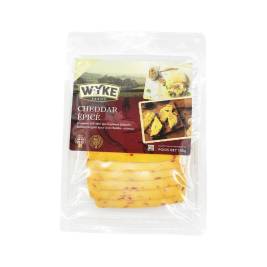Phô mai Cheddar Và Ớt Cắt Lát Wyke Farms 160g