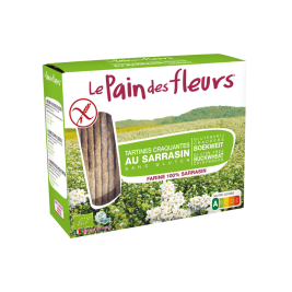 Bánh que Le Pain des Fleurs Tartines Craquantes Au Sarrasin Sans Gluten 150g