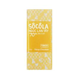 Tbros Socola ngọc lan tây 70%  30g