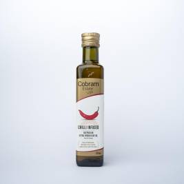 Dầu Ô Liu Nguyên Chất Hương Ớt Chilli Infused Extra Virgin Olive Oil Hiệu Cobram Estate 250ml