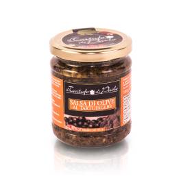 Sốt Ô Liu Với Nấm Truffle Đen il Tartufo di Paolo, Lọ Thủy Tinh 180g