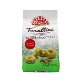 Bánh Tarallini thì là và dầu ô liu Con Semi Di Finocchio hiệu Dileo 250g