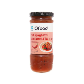 Sốt spaghetti Arrabbiata vị cay O'Food  220g