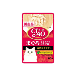 Ciao Cat Food Maguro,Chicken & Scallop (40g)