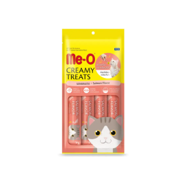Bánh Dạng Kem Vị Cá Hồi Cho Mèo Me-O  15Gx4