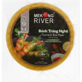 Mekong River Turmeric Rice Paper 16cm (300g)