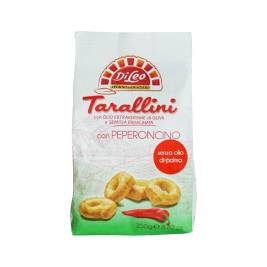 Bánh quy vị ớt Tarallini con Peperoncino hiệu Di Leo 250g