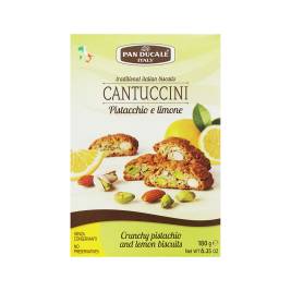 Bánh quy hạt hồ trăn vị chanh Pistacchio e limone hiệu Pan Ducale  180g