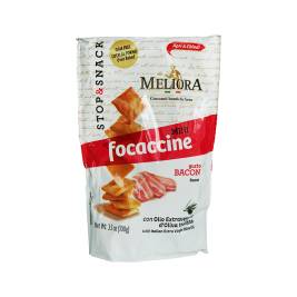 Meliora Mini Focaccine Bacon 100g