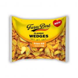 Khoai tây cắt múi đông lạnh Farm Best (1kg)