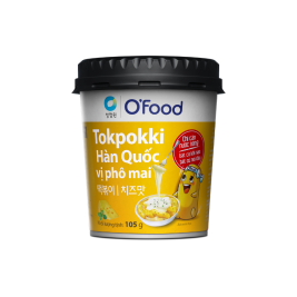 O'Food Tokpokki Tròn Vị Phô Mai (105g)
