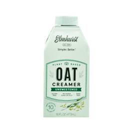 Kem sữa yến mạch không đường Oat Creamer Unsweetened hiệu Elmhurst, Hộp Giấy 473ml