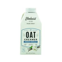 Kem sữa yến mạch vani Oat Creamer French Vanilla hiệu Elmhurst, Hộp Giấy 473ml