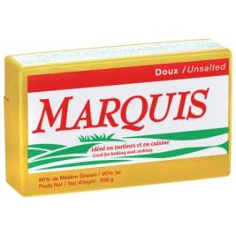 Bơ lạt 80% béo Marquis (200g)