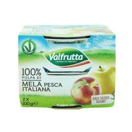 Valfrutta Apple Apricot Puree (2x100g)