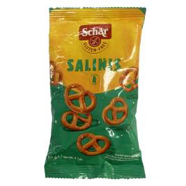 Bánh quy xoắn Schar Gluten-Free Salinis, Túi nhựa 60g