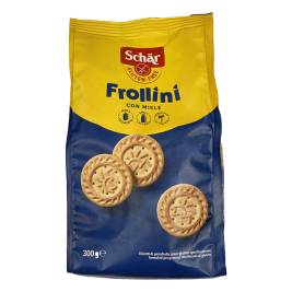 Bánh quy vị mật ong Frollini Con Miele Schar Gluten-Free, Túi nhựa 300g