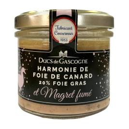 Pate gan ức vịt xông khói Ducs Gascogne, lọ thủy tinh 90g
