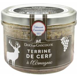 Ducs Gascogne Stag Terrine W Armagnac, glass jar 180g