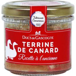 Terrine vịt truyền thống Ducs Gascogne, lọ thủy tinh 90g