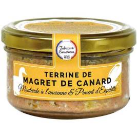Ducs Gascogne Duck Terrine MustardEspel, glass jar 130g