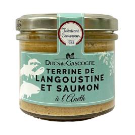 Terrine tôm cá hồi thì là Ducs Gascogne, lọ thủy tinh 90g