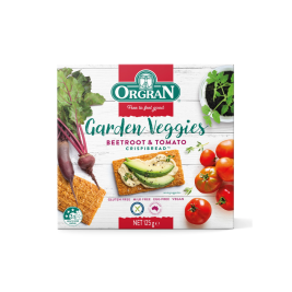 Orgran Crackers Củ Dền Đỏ & Cà Chua (125g)