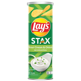 Lay's Stax Khoai Tây Vị Kem Chua Hành(100g)