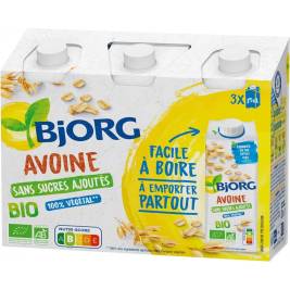 Bjorg Sữa Yến Mạch Không Đường 3x250ml