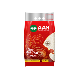 A An Gạo Lúa Tôm ST24 Hữu Cơ (5kg)