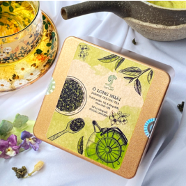 Lục Lam Trà OLong Nhài Hộp Thiếc (50g)