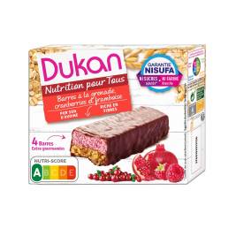 Dukan Oat Bran Bars Pomegranate Cranberry Raspberry 120g