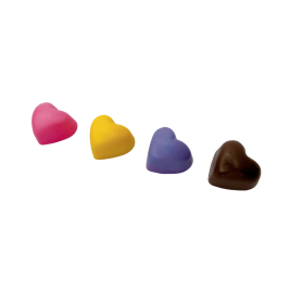 Pave Glace Sô cô la viên trái tim ( 4 viên)