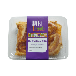 Ba rọi nướng BBQ Wiki Fresh (350g)