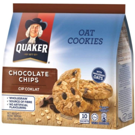 Quaker Chocolate Chips Oat Cookies (250g)