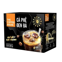Cà phê hòa tan đen đá The Coffee House hộp 14x16g