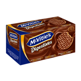 Bánh quy lúa mì nguyên cám sô cô la sữa McVitie's Digestive 200g