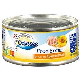 ODYSSEE Tuna In Sunflower Oil 160G