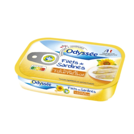 Cá trích ngâm dầu hướng dương hiệu Odyssee 135G