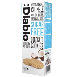 Bánh Cookies Mềm Không Đường Vị Dừa Diablo 150G